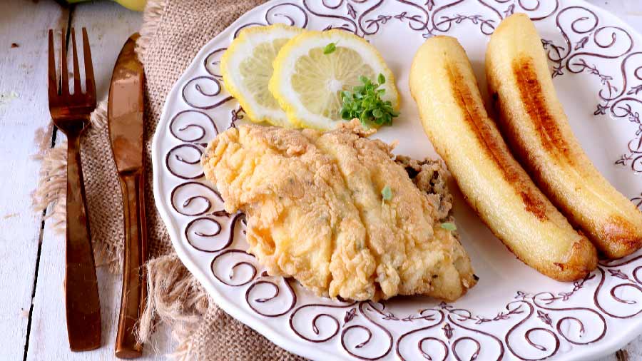 Peixe Espada com banana thumbs